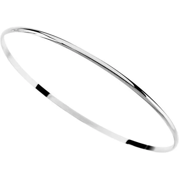 Engravable Half Round Bangle Bracelet Image 2 Your Jewelry Box Altoona, PA