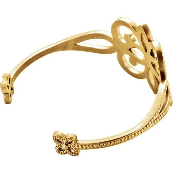 Granulated Cuff Bracelet Image 3 Rasmussen Jewelers Spanish Fork, UT