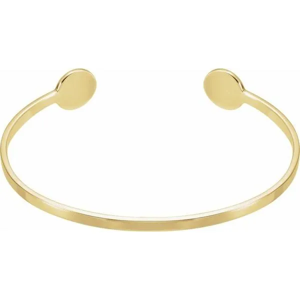 Engravable Cuff Bracelet Image 2 Rasmussen Jewelers Spanish Fork, UT