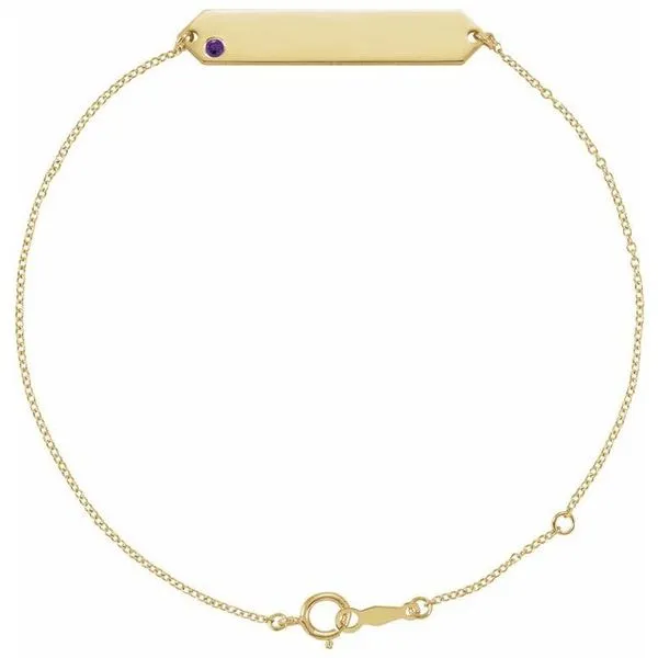 Engravable Geometric Bracelet James & Williams Jewelers Berwyn, IL