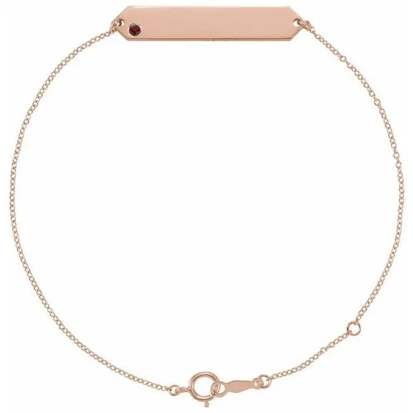 Engravable Geometric Bracelet M. J. Thomas Jewelers, Ltd. Stratford, CT