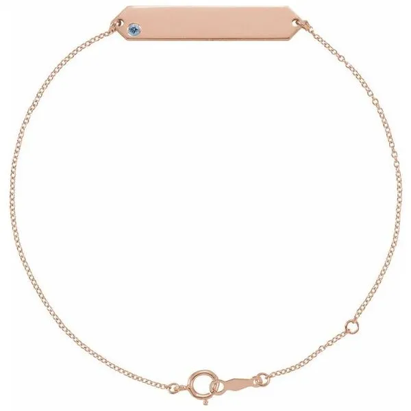 Engravable Geometric Bracelet J. Meredith Jewelers Delafield, WI