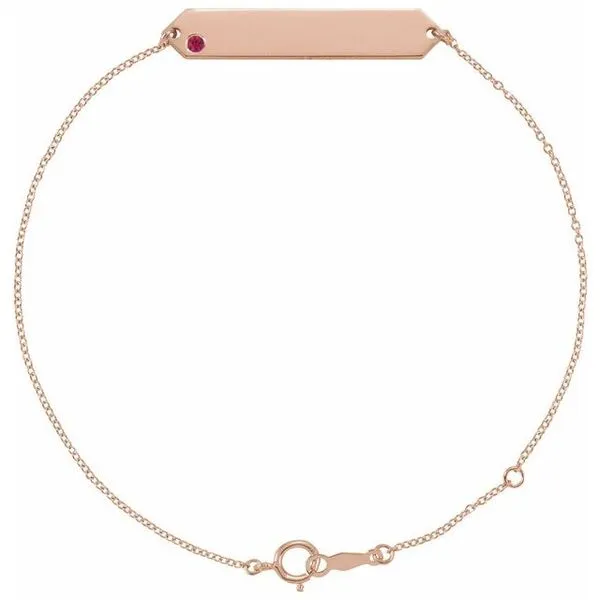 Engravable Geometric Bracelet James & Williams Jewelers Berwyn, IL