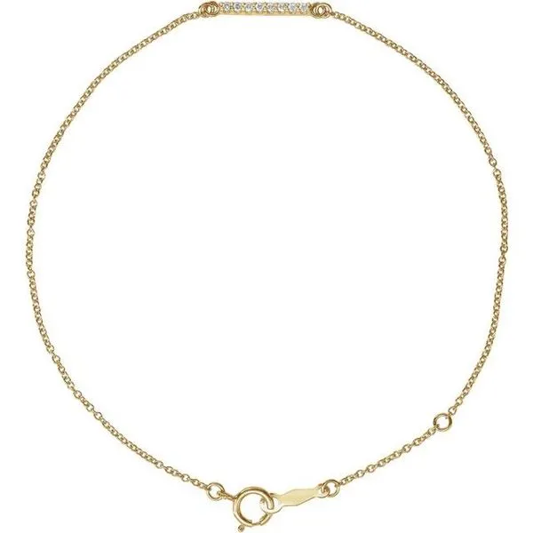 Accented Bar Bracelet James & Williams Jewelers Berwyn, IL