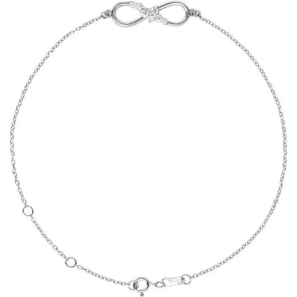 Accented Infinity Bracelet James & Williams Jewelers Berwyn, IL
