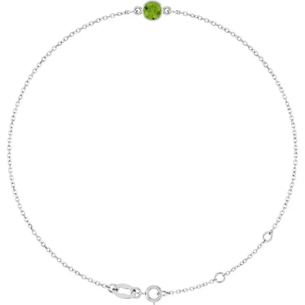 Bezel-Set Link Bracelet Gysbers Jewelry Waupun, WI