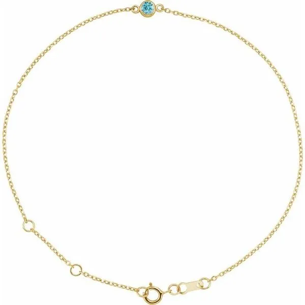 Bezel-Set Link Bracelet Ellsworth Jewelers Ellsworth, ME