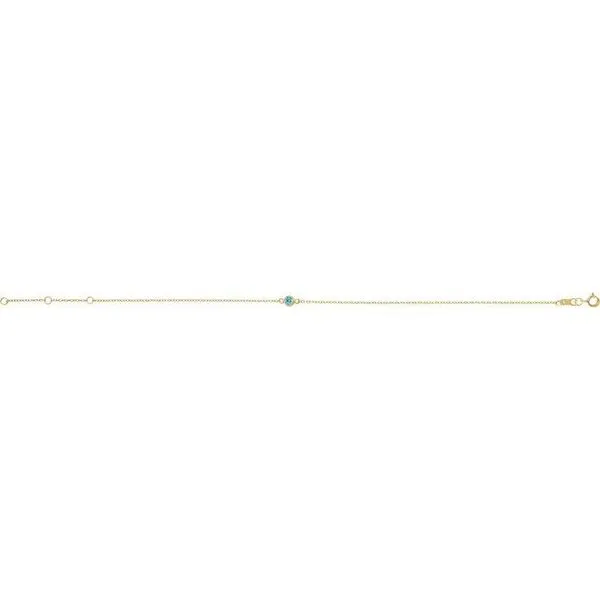 Bezel-Set Link Bracelet Image 2 Ellsworth Jewelers Ellsworth, ME