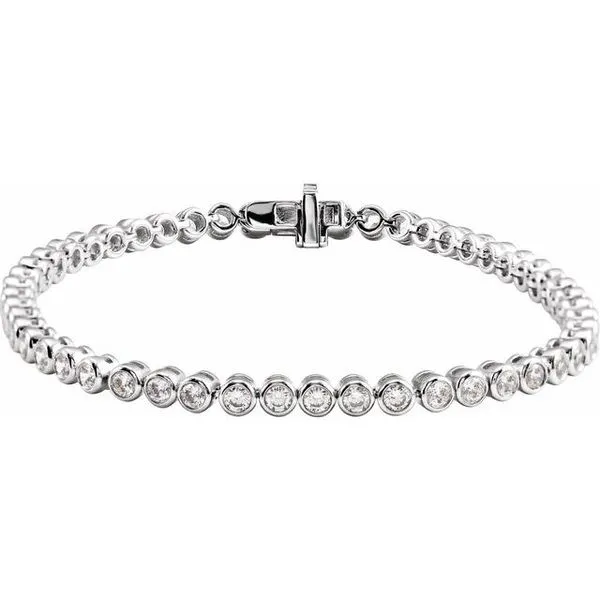 Bezel-Set Bracelet Hopman Jewelers Elkhart, IN