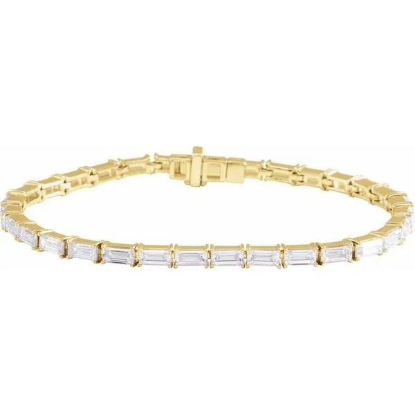 Lab-Grown Diamond Line Bracelet Diamonds By Dawn Riverdale, NJ