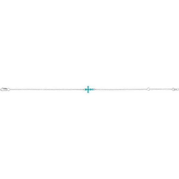 Sideways Cross Bracelet Image 2 Hopman Jewelers Elkhart, IN