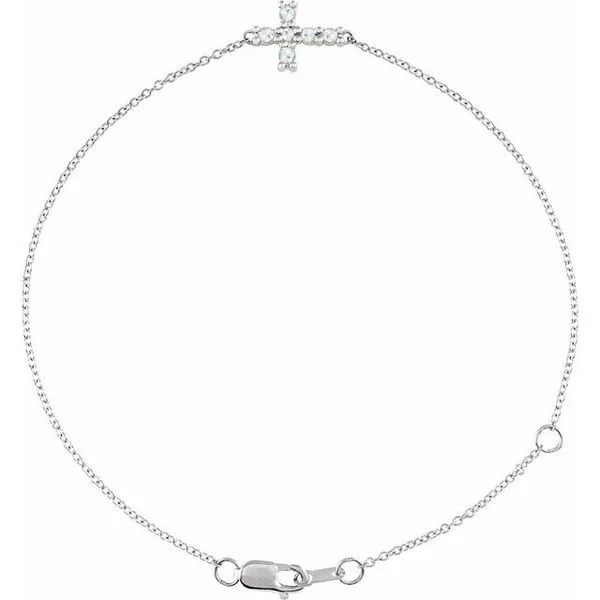 Sideways Cross Bracelet Hopman Jewelers Elkhart, IN