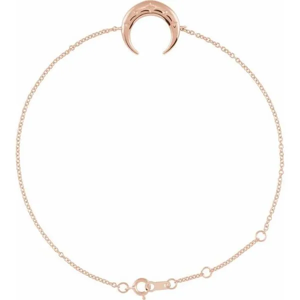 Adjustable Crescent Moon Bracelet CMS Fine Jewelers Wooster, OH