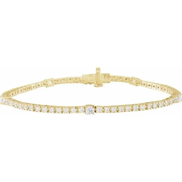 Lab-Grown Diamond Line Bracelet Arnold's Jewelry and Gifts Logansport, IN