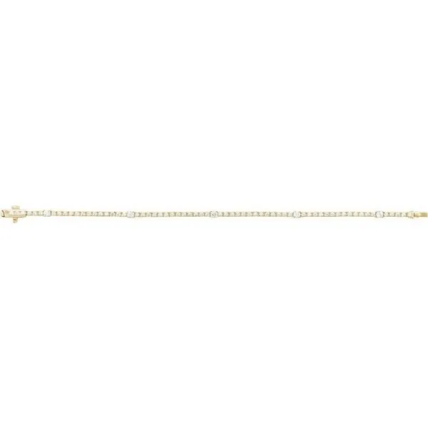 Lab-Grown Diamond Line Bracelet
