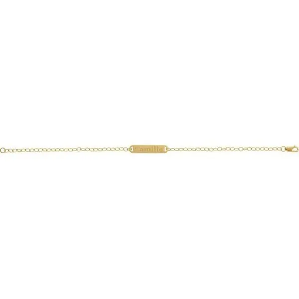 Engravable Bar Bracelet Image 4 Hopman Jewelers Elkhart, IN