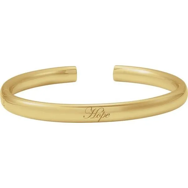 Hinged Cuff Bracelet Image 3 Gaines Jewelry FLINT, MI