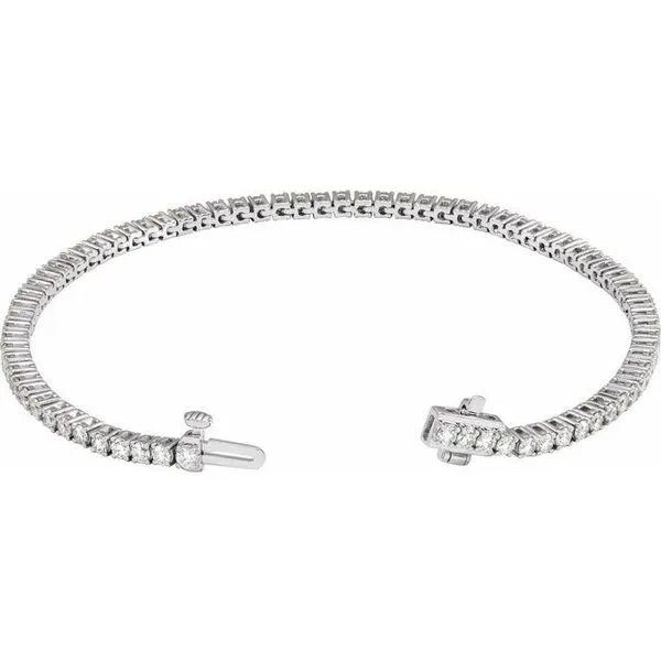 Lab-Grown Diamond Line Bracelet Image 2 Hart's Jewelers Grants Pass, OR