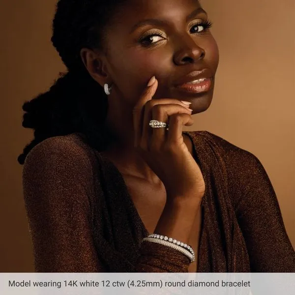 Lab-Grown Diamond Line Bracelet Image 5 Northwood Jewelers Northwood, OH