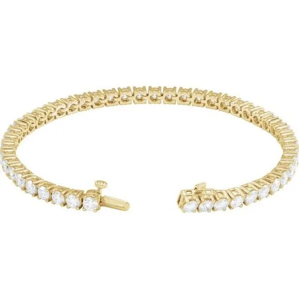 Lab-Grown Diamond Line Bracelet Image 2 Avitabile Fine Jewelers Hanover, MA