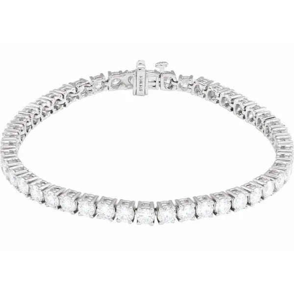 Lab-Grown Diamond Line Bracelet Ask Design Jewelers Olean, NY