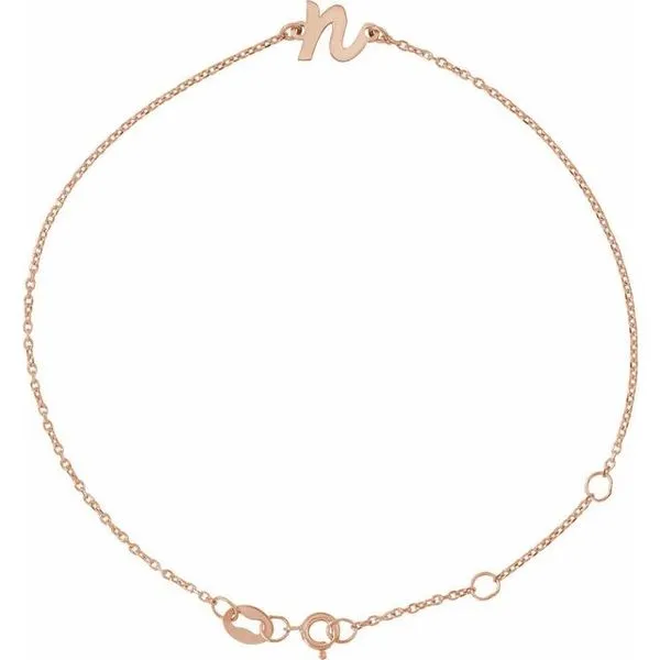 Script Initial Bracelet Gysbers Jewelry Waupun, WI