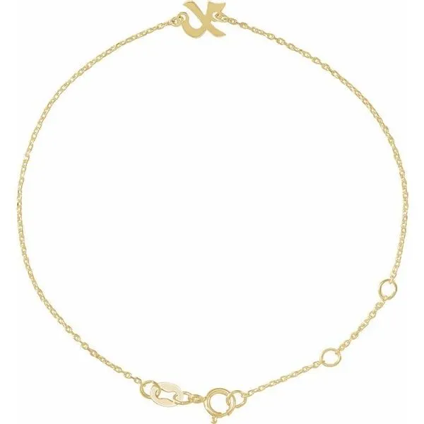 Script Initial Bracelet Gysbers Jewelry Waupun, WI