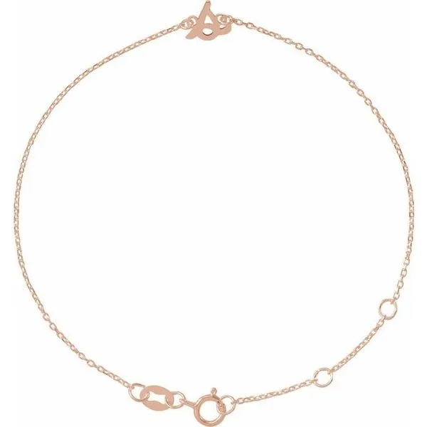 Script Initial Bracelet Gysbers Jewelry Waupun, WI