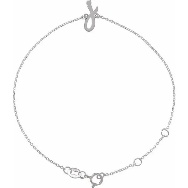 Script Initial Bracelet Diny's Jewelers Middleton, WI