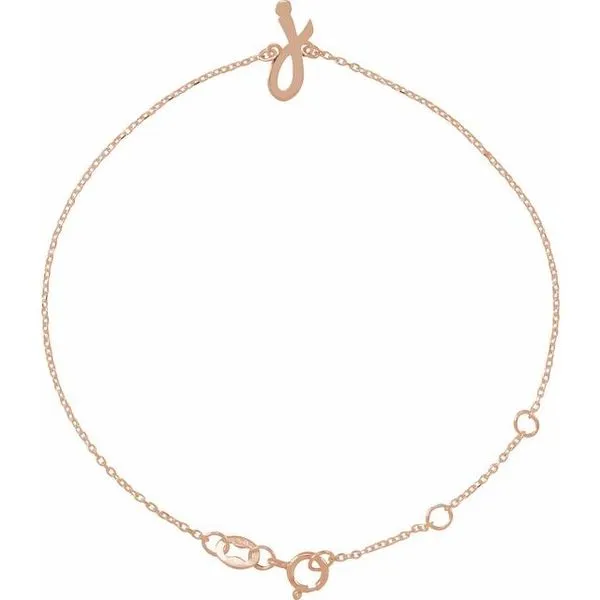 Script Initial Bracelet Diny's Jewelers Middleton, WI