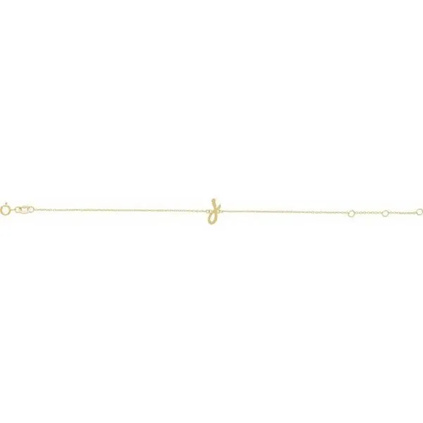 Script Initial Bracelet Image 2 SIERRA MOON Auburn, CA