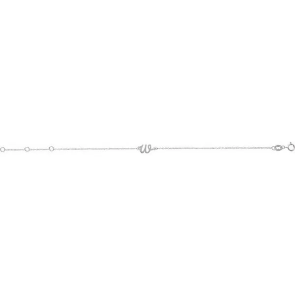 Script Initial Bracelet Image 2 SIERRA MOON Auburn, CA