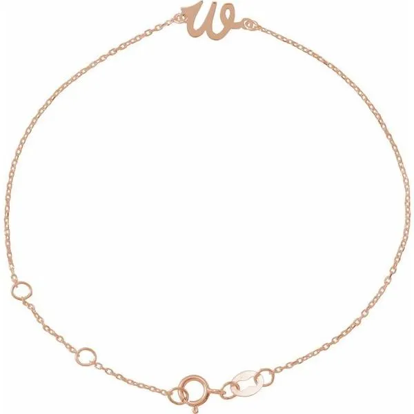 Script Initial Bracelet Diny's Jewelers Middleton, WI