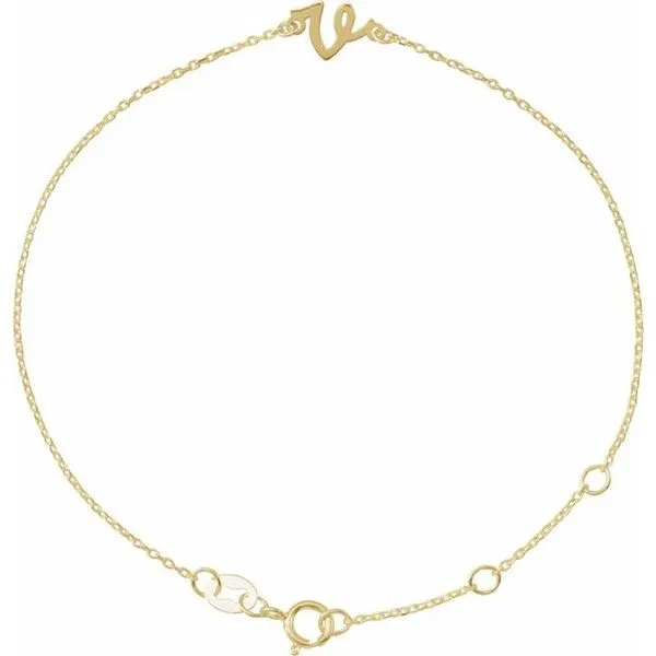 Script Initial Bracelet SIERRA MOON Auburn, CA