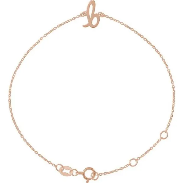 Script Initial Bracelet Diny's Jewelers Middleton, WI