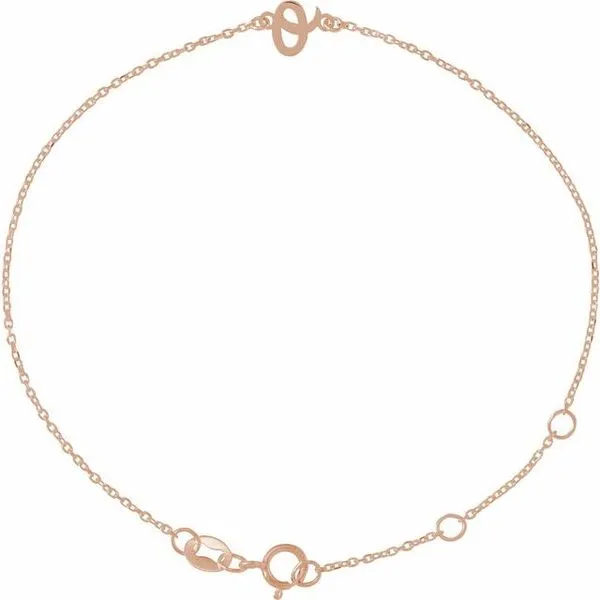 Script Initial Bracelet Diny's Jewelers Middleton, WI