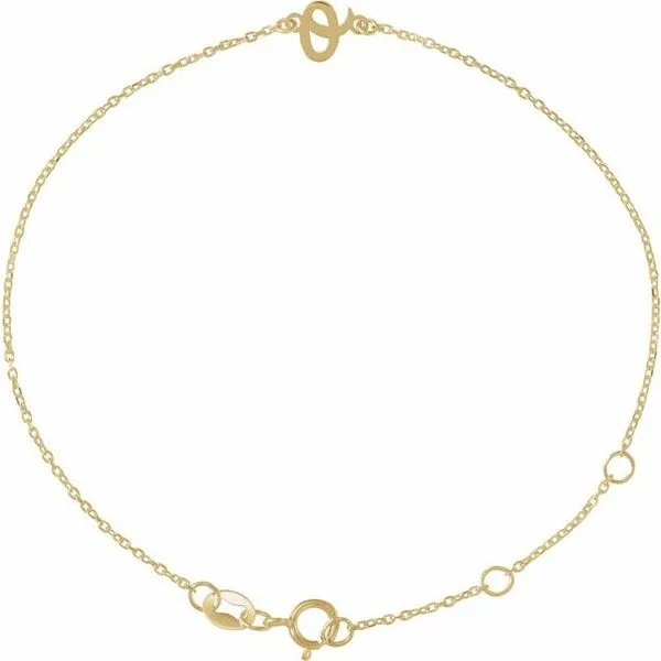 Script Initial Bracelet SIERRA MOON Auburn, CA