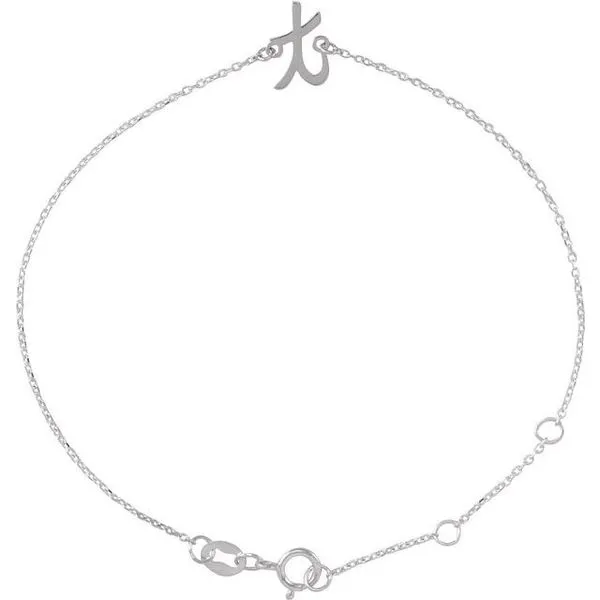 Script Initial Bracelet Diny's Jewelers Middleton, WI