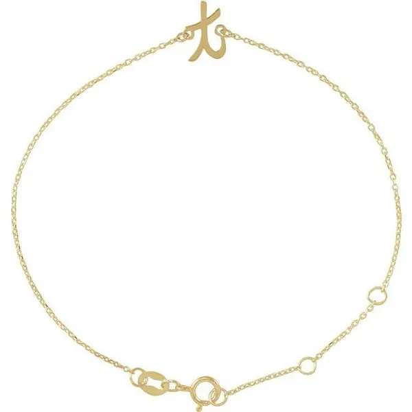 Script Initial Bracelet SIERRA MOON Auburn, CA