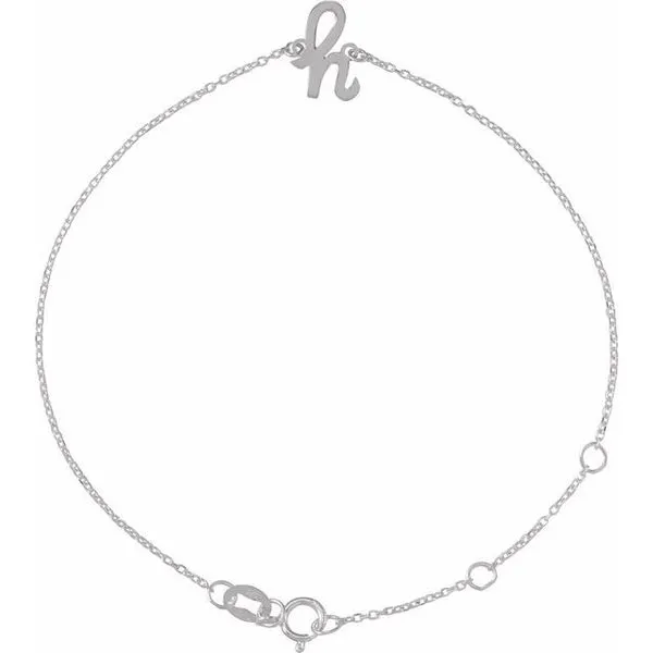 Script Initial Bracelet Diny's Jewelers Middleton, WI