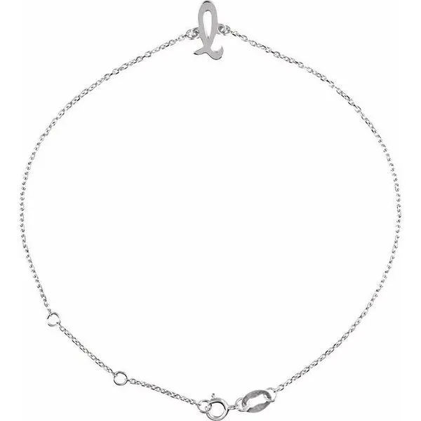 Script Initial Bracelet Diny's Jewelers Middleton, WI