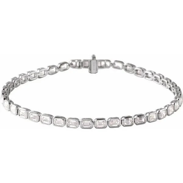 Lab-Grown Diamond Line Bracelet John E. Koller Jewelry Designs owasso, OK