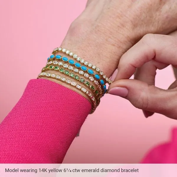 Lab-Grown Diamond Line Bracelet Image 3 Grayson & Co. Jewelers Iron Mountain, MI