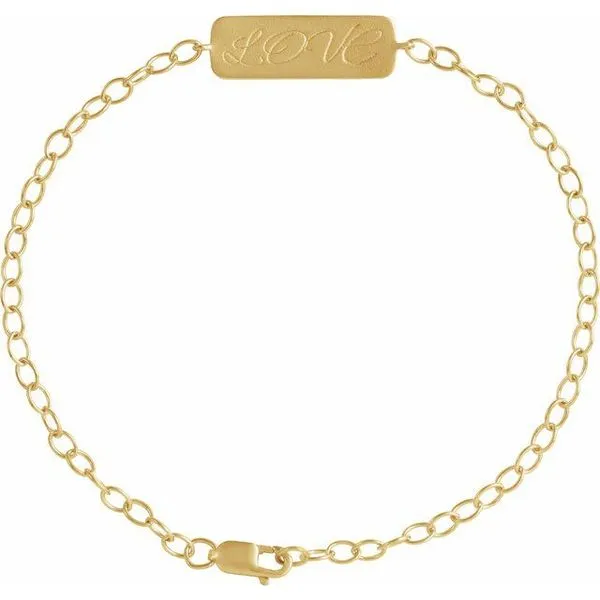 Reversible Love Braille Bracelet Image 3 Comstock Jewelers Edmonds, WA