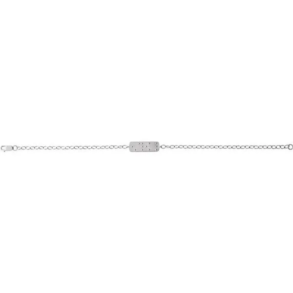 Reversible Love Braille Bracelet Image 2 Henry B. Ball Jewelers Canton, OH