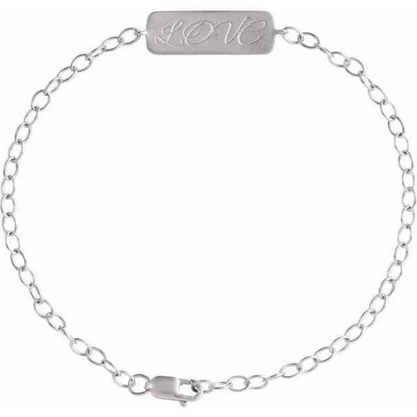 Reversible Love Braille Bracelet Image 3 Henry B. Ball Jewelers Canton, OH