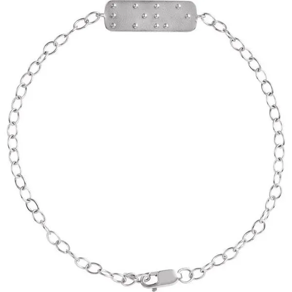 Reversible Love Braille Bracelet Linwood Custom Jewelers Linwood, NJ