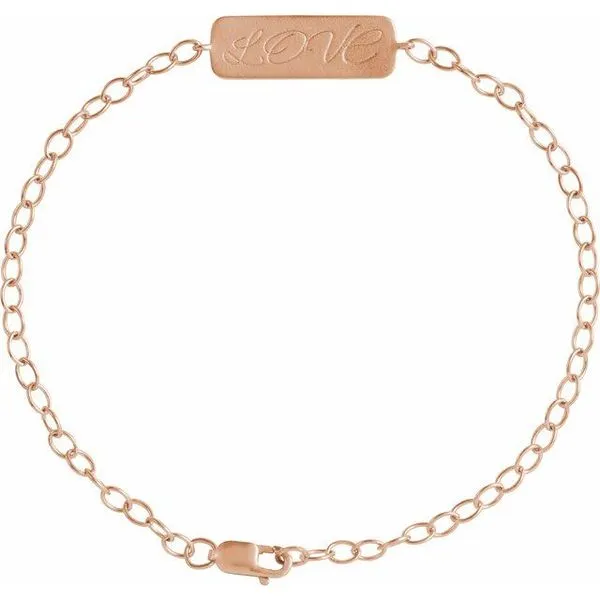 Reversible Love Braille Bracelet Image 3 John E. Koller Jewelry Designs owasso, OK