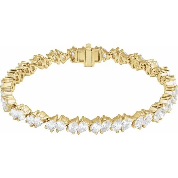 Lab-Grown Diamond Line Bracelet Long Jewelers Chesapeake, VA