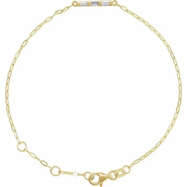 Accented Bar Link Bracelet Hopman Jewelers Elkhart, IN